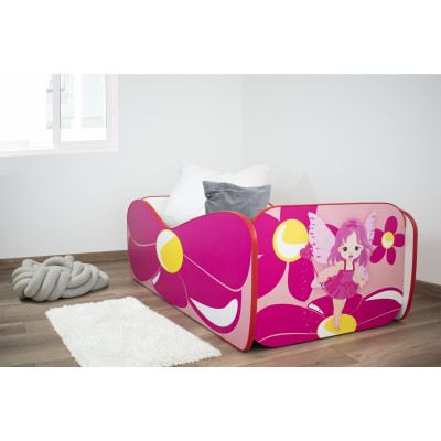 Detská posteľ Top Beds Flower 160cm x 80cm ružová